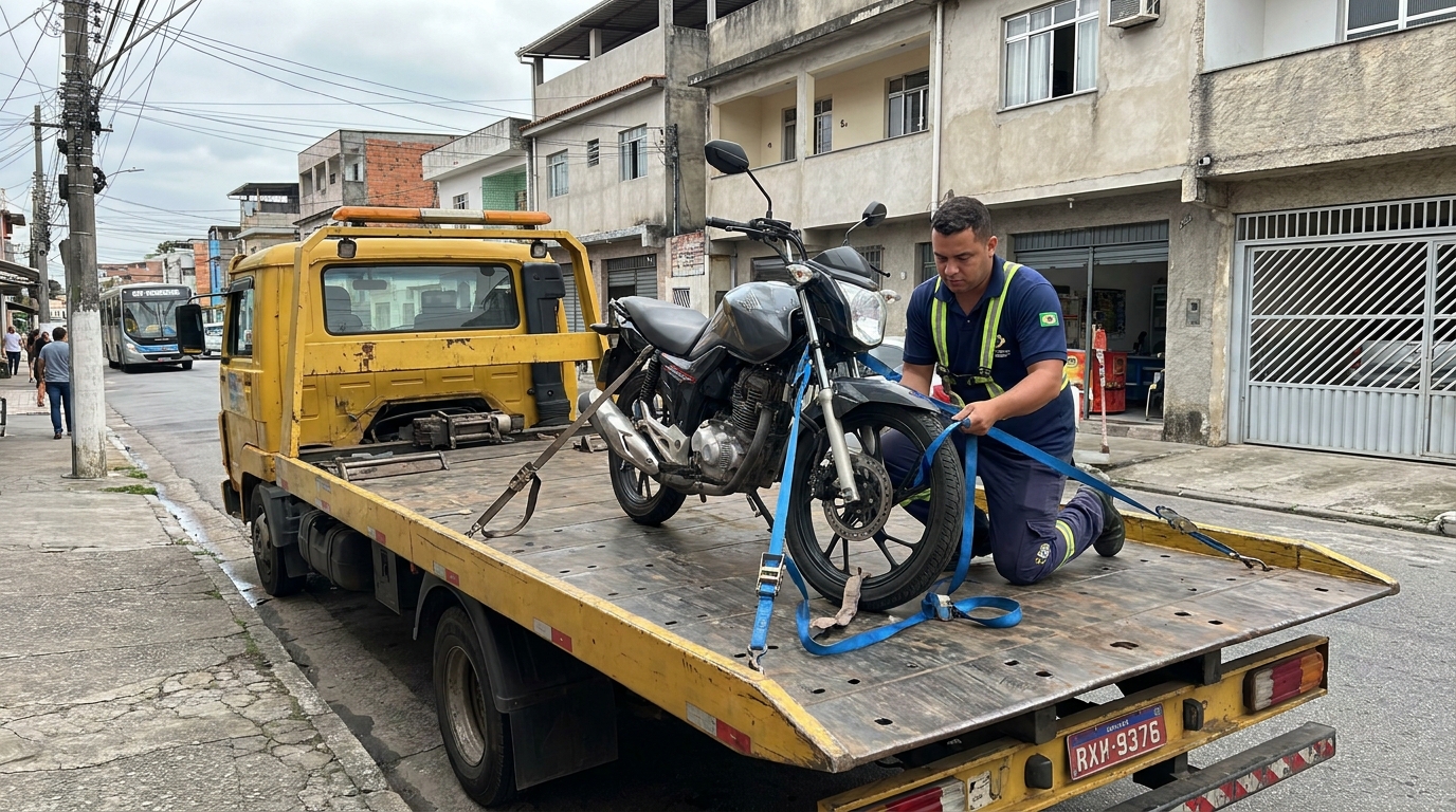 Auxílio para Moto no Local na Vila Jaci, São José dos Campos‑SP