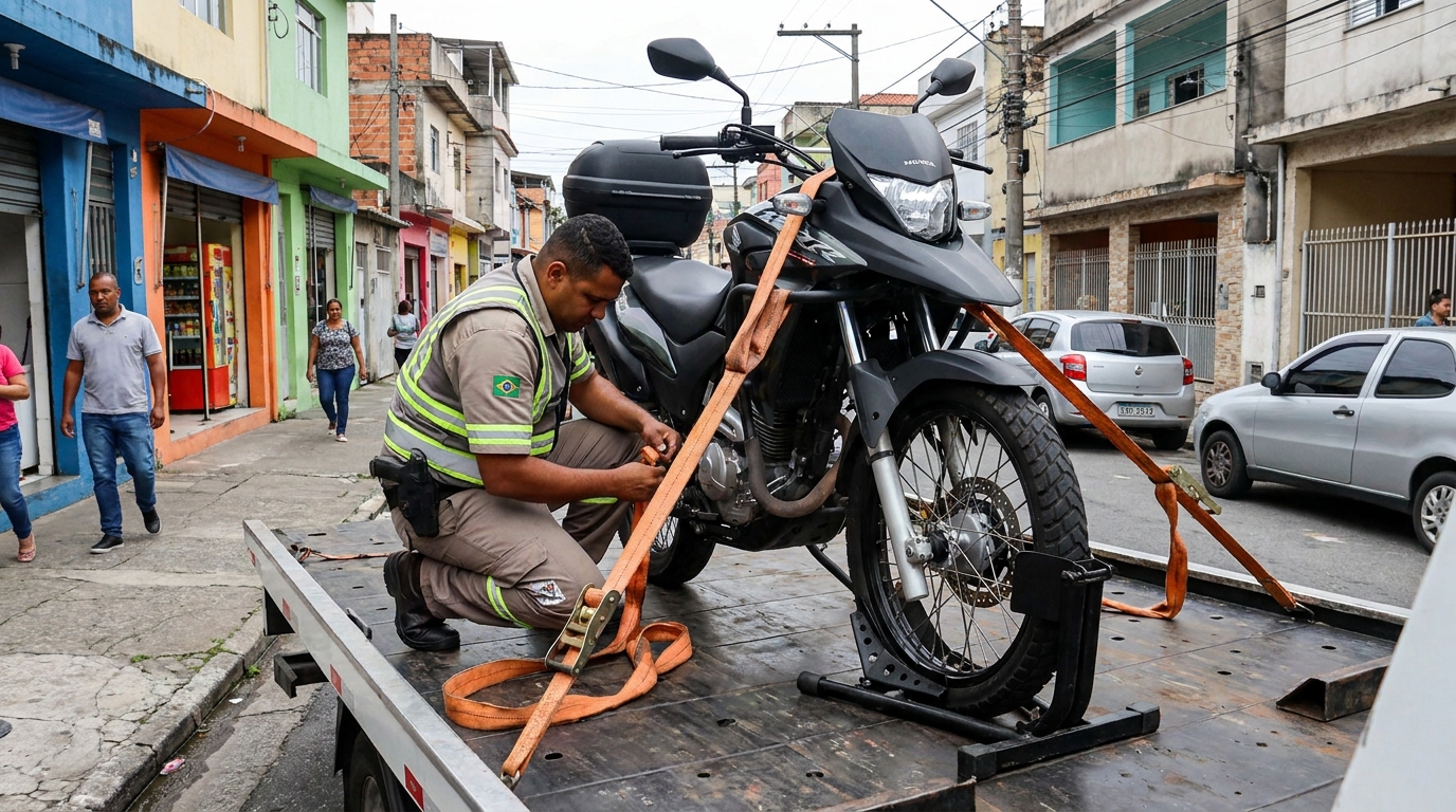 Guincho para Moto na Vila Jaci, São José dos Campos‑SP
